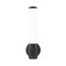 Z-Lite Cooper Wall Sconce, 1-Light, 4.75 In.W x 4 In.L x 16 In.H, Matte Black/Frosted 1010-1S-MB-LED - alternate 4